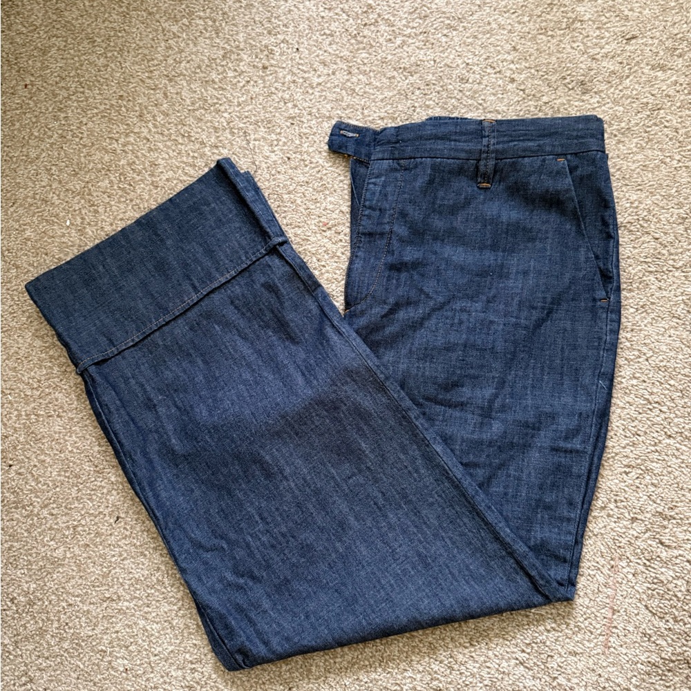 Dark Wash Denim Pants
